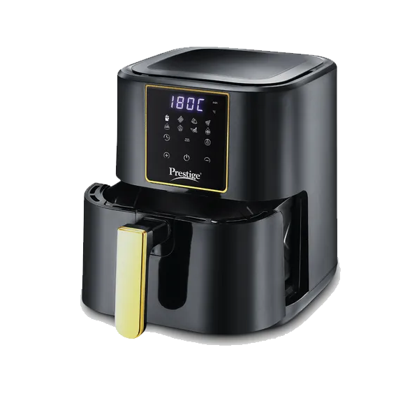 Prestige Nutrifry 4.5L 1200 Watt Digital Air Fryer with 8 Preset Menus (Black, NUTRIFRY4.5L)