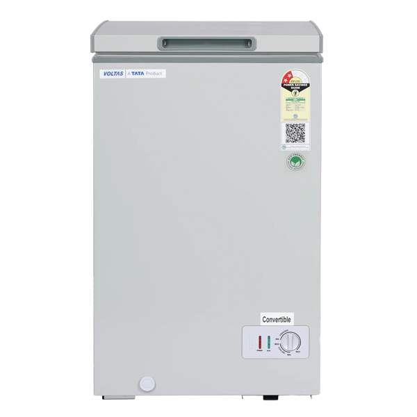Voltas 97L Single Door Deep Freezer Convertible R290 2 Star (CVF136SB2AG2)