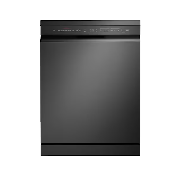 LG 15 Place Settings Free Standing Smart Dishwasher with Front Control Panel (No Pre-rinse Required, DFB435FM)