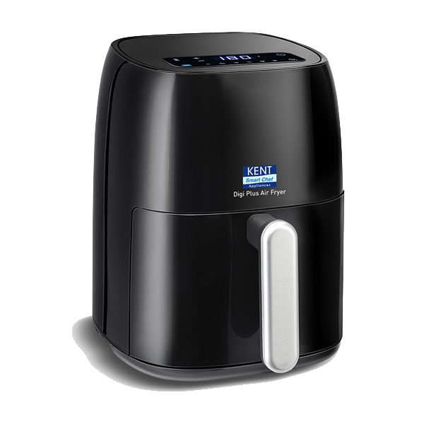 Kent Digi Plus Air Fryer 4L Capacity & 1300W (Digital Display & Touch Control Panel, DIGIPLUS4L)