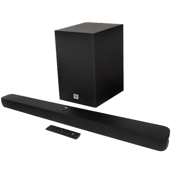JBL Cinema SB180, Wireless Subwoofer for Extra Deep Bass, 2.1 Channel Home Theatre with Remote (HDMI ARC, Bluetooth & Optical Connectivity (220W), JBLSB180BLK)
