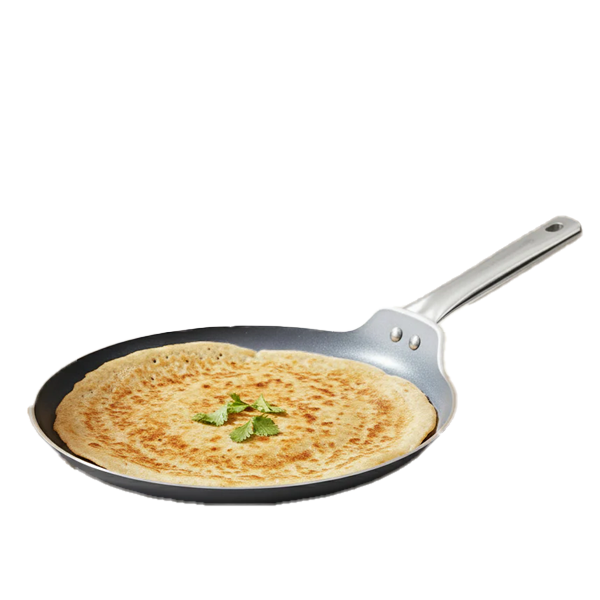 Wonderchef Eco-Glide Dosa Tawa  28cm Stainless-Steel Handle (WCDTECOGLIDECERA28CM)