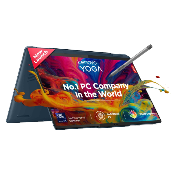 Lenovo Yoga 7 Intel Evo Core Ultra 5 125H Built in-AI 14"35.5cm 16GB/512GB SSD/Win 11 Laptop (LENOVOYOGA783DJ00DGI)