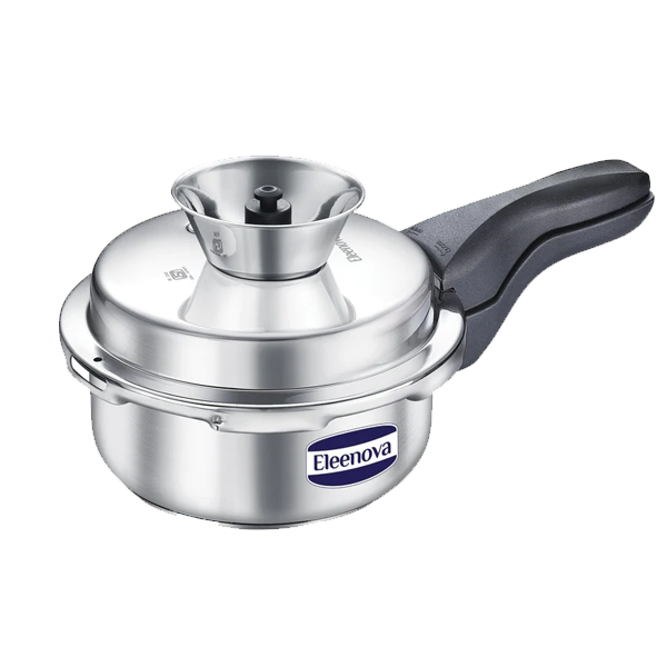 Eleenova Legacy SS 5L Cookers Anti Spill Stainless Steel Pressure Cooker (ELEPCSSLEGACY5L)