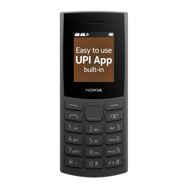 Nokia 106 Dual SIM 4G Keypad Mobile (Long-Lasting Battery, MicroSD Card Slot, NOK106DS4G)
