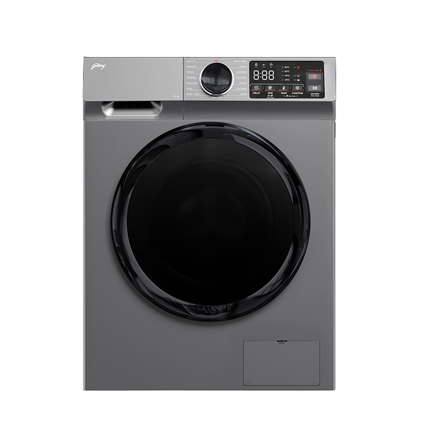 Godrej 10 kg 5 Star, AI Tech, Steam Wash Fully Automatic Front Load Washing Machine with In-built Heater (WFEONCEL1014IEBTSLSR)