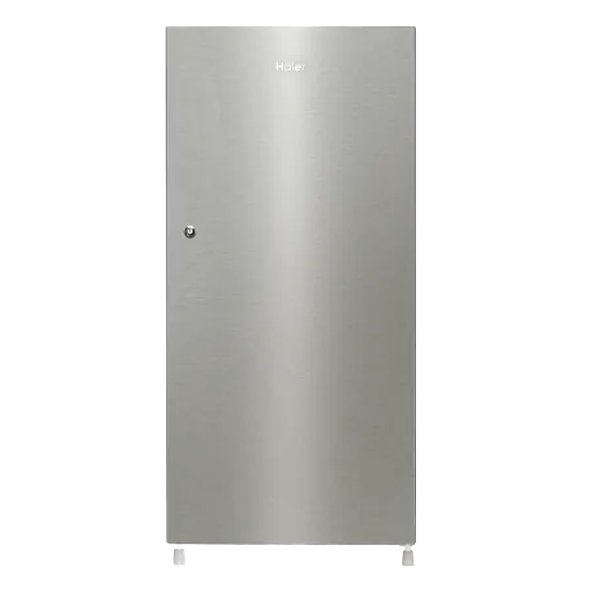 Haier 190L 5 Star Direct Cool Single Door Refrigerator (Inverter Compressor, Nickel Steel, HRD2105BNSA)
