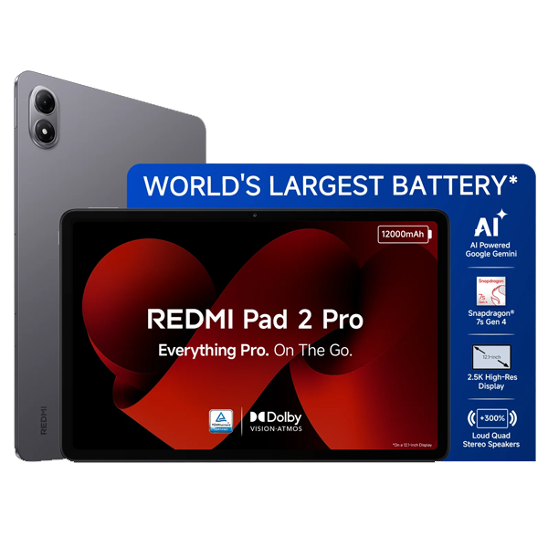 Redmi Pad 2 Pro 5G (8GB RAM, 256GB Storage, RPAD2PRO5G8256GB)