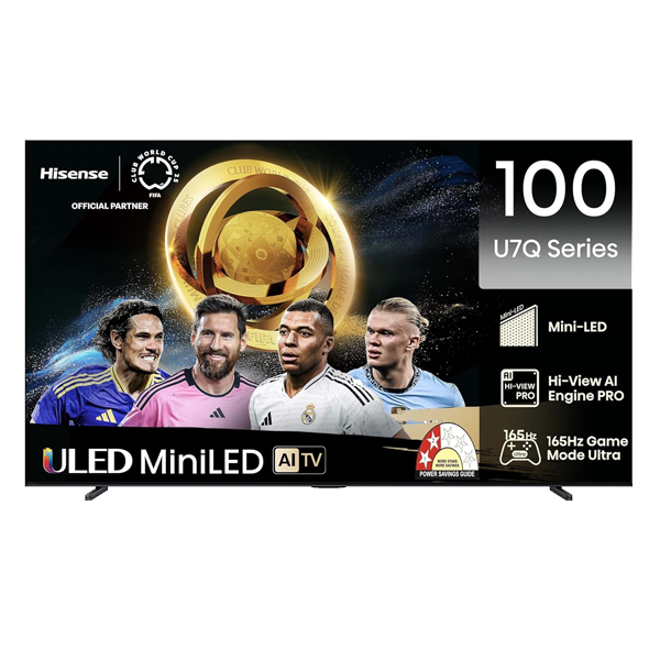 Hisense 253 cm 100 inches  4K Ultra HD Smart LED TV (HISENSE100U7Q)