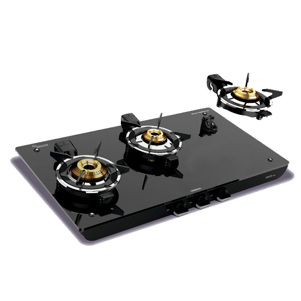 Vidiem Vogue Vesta 3 Burner Gas Stove (VIDIEMVOGUEVESTA3B)