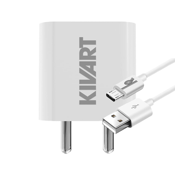 Kivart Kore V8 Charger Fast Charging (KCVOV8115WHVOLTV8)