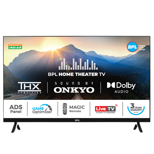 BPL 81 cm (32 inch) Home Theatre Onkyo QLED TV (BPL32Q75)