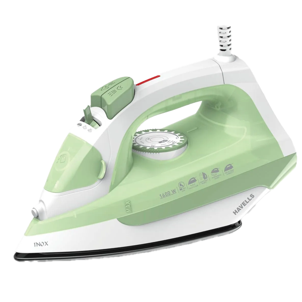 Havells Inox Steam Iron 1600W with PTFE Soleplate (INOX1600WSI)