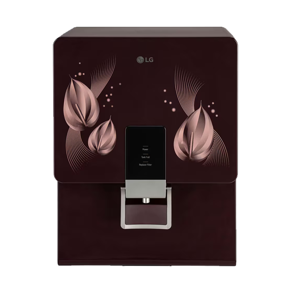 LG 8L RO+Mineral Booster Water Purifier with Steel Tank (Crimson Red, WW146RTLC)