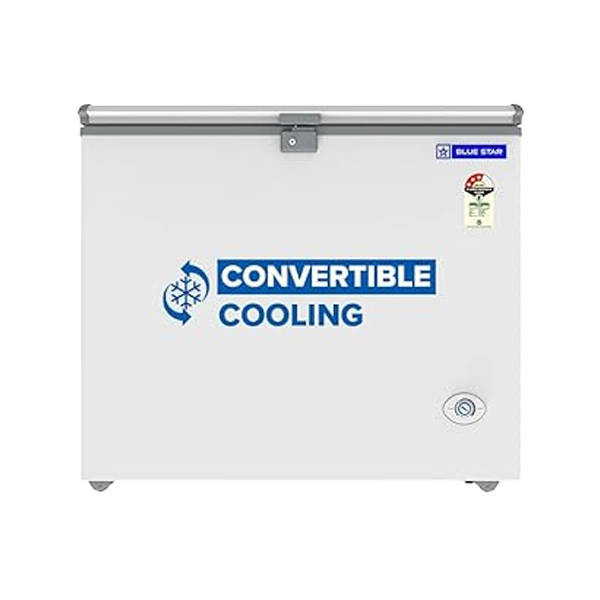 Blue Star 215L Hard Top Single Door Deep Freezer (4 Star, White, HT3N230)