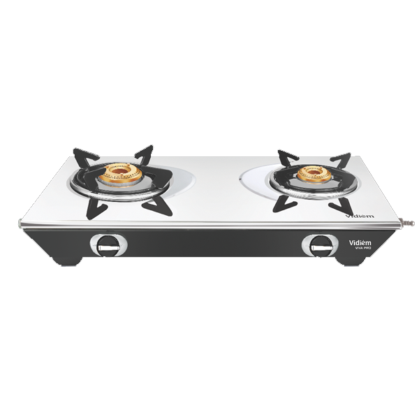 Vidiem VIVA PRO 2Burner Gas Stove (VIDIEMVIVAPRO2B)