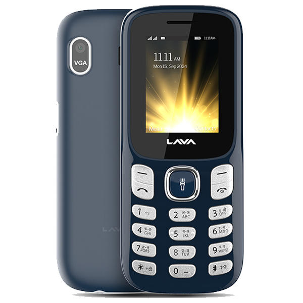 Lava A3 Torch Dual Sim Keypad Mobile Phone (1750mAh Big Battery, Quad Strip Torch & Slide Button, 1.8" Large Display, LAVAA3TORCH)