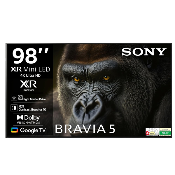 Sony 248 cm 98 inches BRAVIA 5 Series 4K Ultra HD Smart Mini LED TV (K98XR55A)