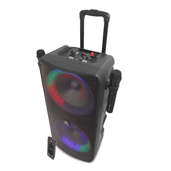 Zebronics Jolt Plus Trolley DJ Comes with Dual Full-Range 25.4cm Drivers 100 W Bluetooth Party Speaker (Black, ZEBTSJOLTPLUS)