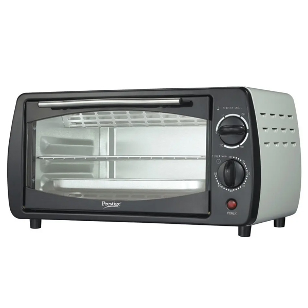 Prestige 9-Litre POTG 9 PC Oven Toaster Grill (OTG)  (Black, Grey) (9PCOTG)