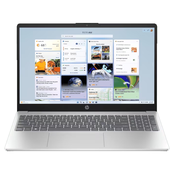 HP 39.6 cm (15.6 inch) CI5 13GEN Laptop (8GB RAM, 512GB SSD, Windows 11, Silver, HP15SFD0466TUCI5)