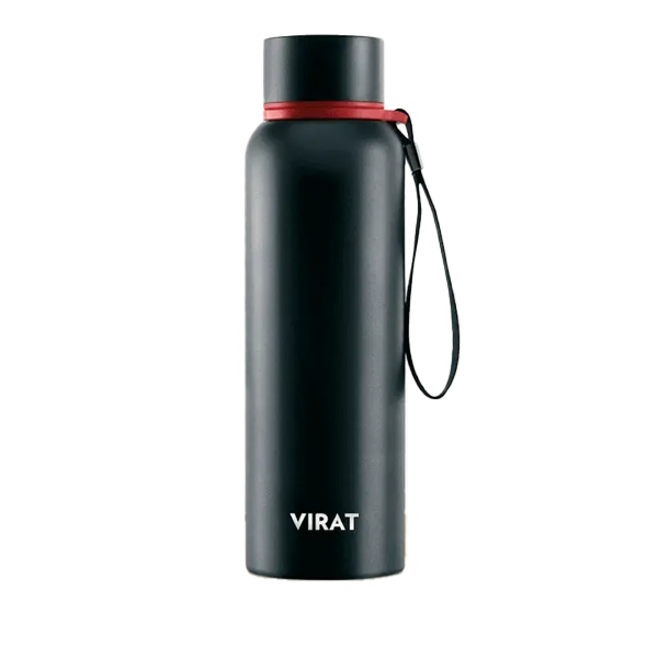 Borosil Hydra Trek 850ml Stainless Steel Black Double Wall Vacuum Insulated Flask Water Bottle (BRSTREK850)