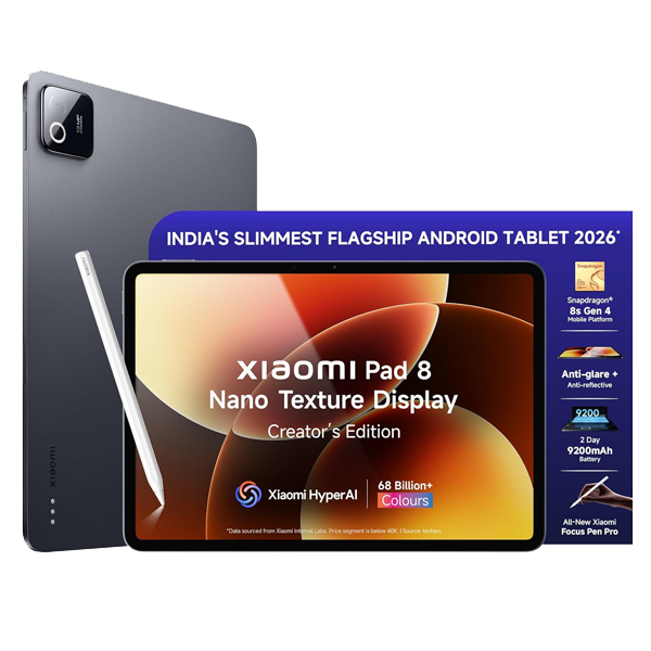 Redmi Pad 8 Wi-Fi Android Tablet with Nano 11.2 Inch, 12GB RAM, 256GB ROM (MIPAD8NANO12256GB)