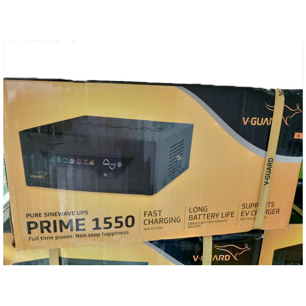 V-Guard Prime 1550, 1300 VA, 12V sine Wave Inverter (PRIME1550MILI)