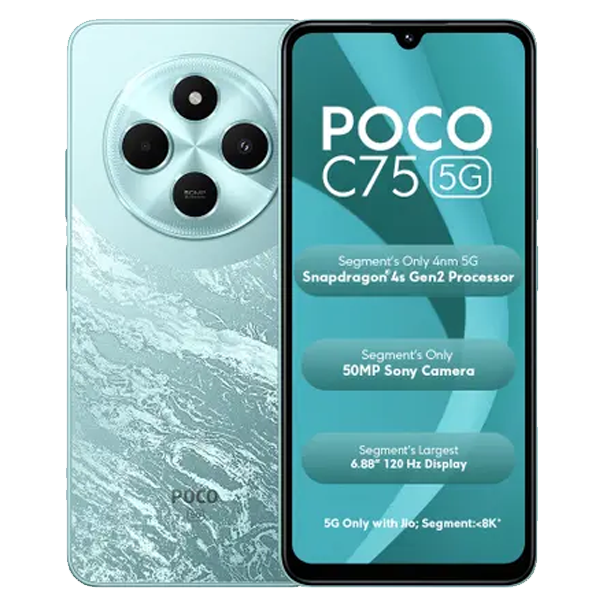 POCO C75 5G (4GB RAM, 128GB, POCOC755G4128GB)