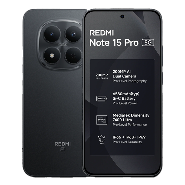 Redmi Note 15 Pro 5G 8GB RAM, 256GB (RN15PRO5G8256GB)