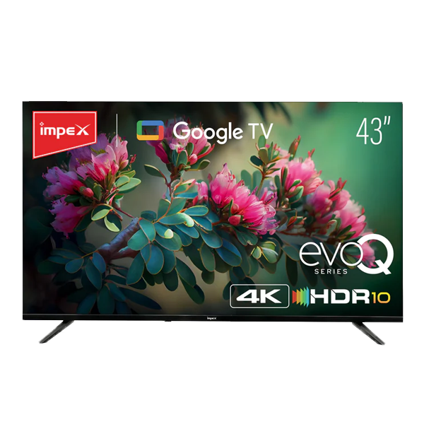 IMPEX 108 cm (43 inch) Ultra HD (4K) LED Smart Google TV with Dolby Vision (IMPEXEVOQ43S4RL)