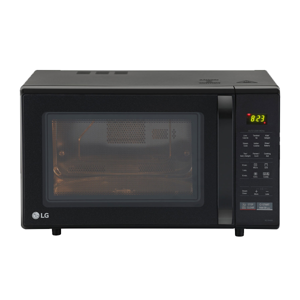 LG 28 L All-In-One Convection Microwave Oven with 251 Auto Cook Menu, Quartz Heater (Black, MC2846BG)
