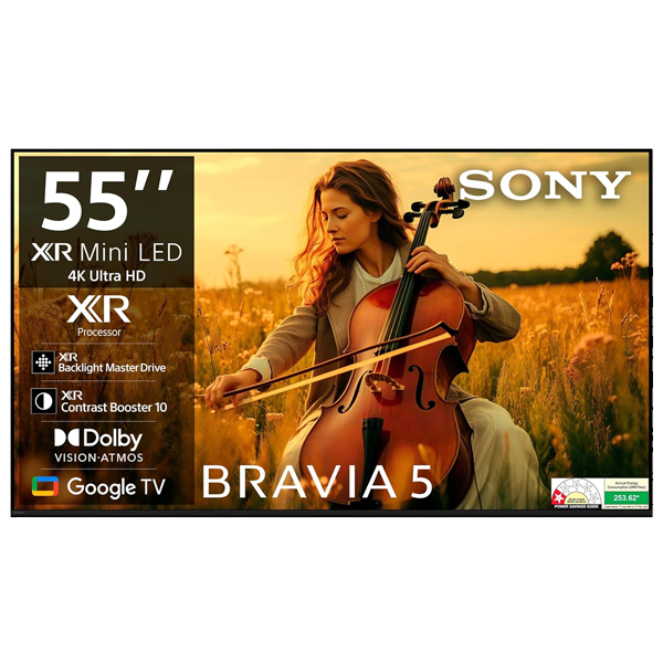Sony 139 cm 55 inches 4K Ultra HD Smart Mini LED Google TV (K55XR55A)