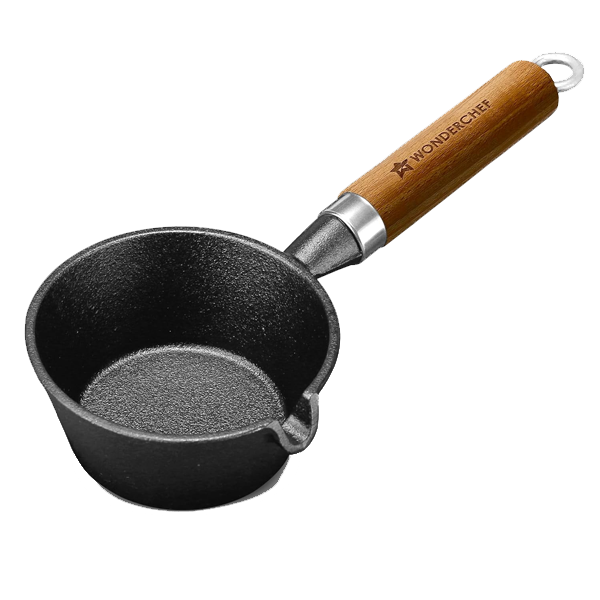 Wonderchef Ferro Light-Weight Cast-Iron Tadka Pan for Tempering (WCITPFERROCAST)