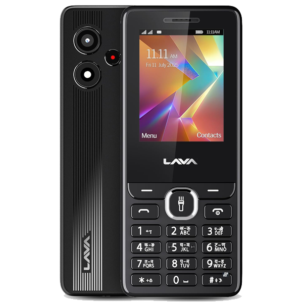 Lava A2 Smart (2025) Dual SIM Keypad Mobile Phone (2.4'' Big Display, Built-in UPI Payments, 1200mAh Battery, LAVAA2SMART)
