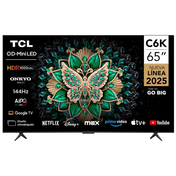 TCL C6K 165 cm (65 inch) QD-Mini LED 4K Ultra HD Smart Google TV (TCL65C6K)