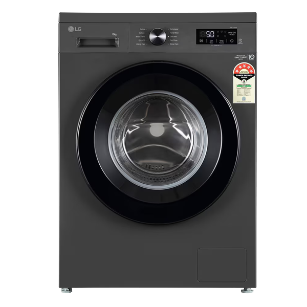 LG 8 Kg Fully Automatic Front Load Washing Machine,Black (FHB1208Z2M)