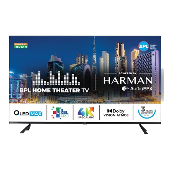 BPL 139 cm (55 inch) Home Theater Harman QLED MAX TV with Dolby Vision & Atmos (BPL55U55HARMANQ)