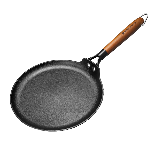Wonderchef Ferro Light-Weight Cast-Iron Dosa Tawa  28cm Pre-Seasoned with 100% Vegetable Oil (WCIDTFERROCAST28CM)