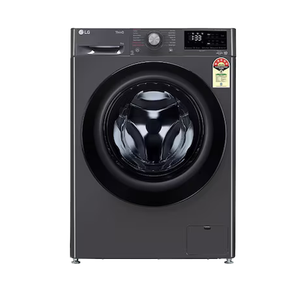 LG 9Kg 5 Star Front Load Washing Machine (AI Direct Drive, Middle Black, FHP1209Z5M)