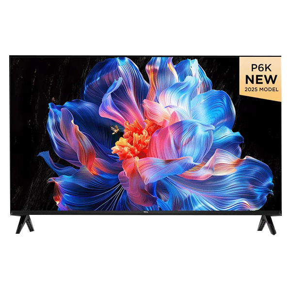 TCL 190 cm 75 inch 4K UHD TV, 75P6K Black (TCL75P6K)