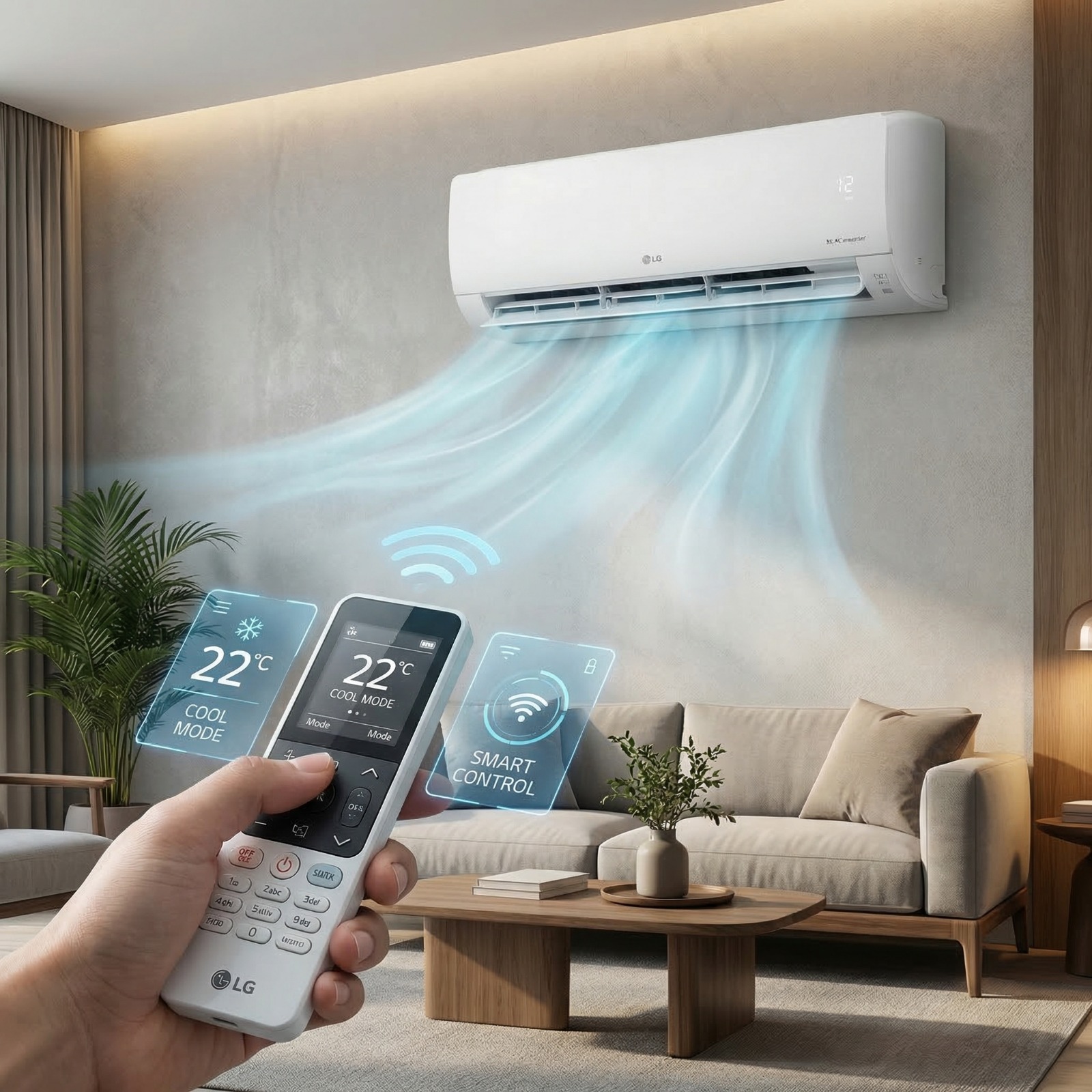 LG 1.5 Ton 5 Star Split AC ,White (1.5TTSNQ19JNZE15SIU)