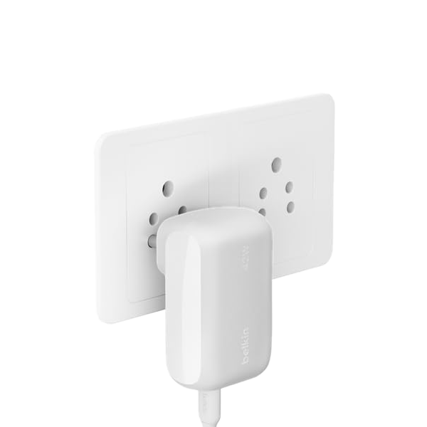Belkin 42W Two Ports Wall Charger (BELWA42WUSBC)