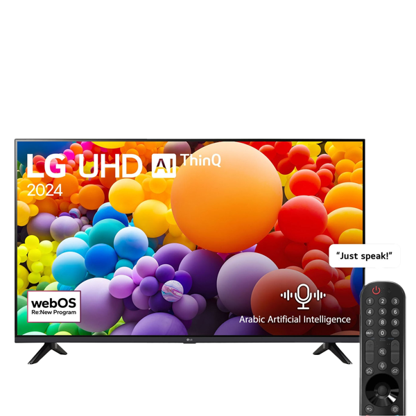 LG UT73 43 inch LED 4K Ultra HD WebOS TV with 4K Upscaling (2024 model, 43UT73506)