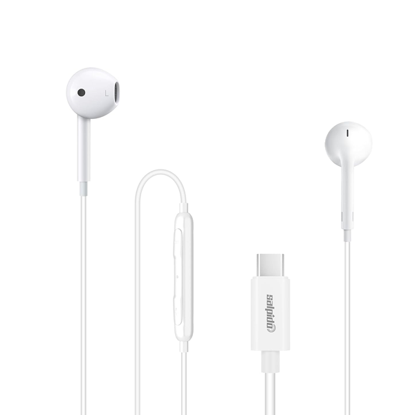Salpido EP 11 Type-C Wired Earphones with Mic (10mm Driver, Inline Volume Control, SPEP11)