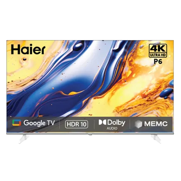 Haier 4K Ultra HD P6 Series 108cm 43Inch Smart Google TV (43P6GT)