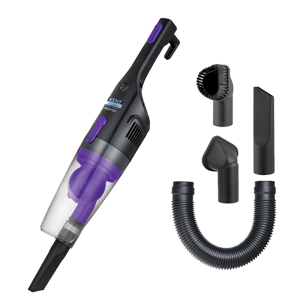 Kent Duster Vacuum Cleaner 600 W with HEPA Filter and Cyclone 5 Technology (Bagless Design, High Suction Power >16 Kpa, DUSTER)