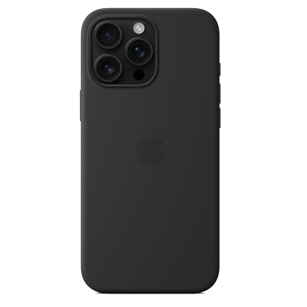 APPLE I PHONE 16 PRO MAX SILICONE CASE MAGSAFE BLACK MYYT3ZMA (IP16PROMAXSCBLMYYT3)