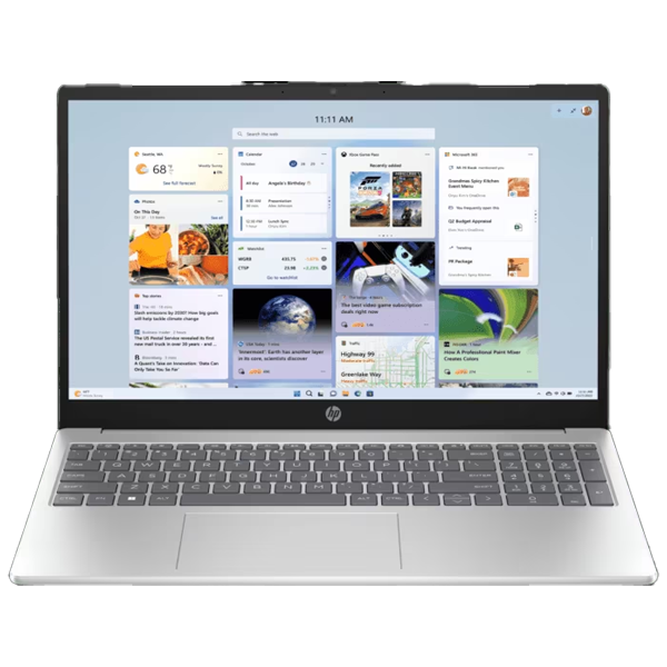 HP Intel Core i3 13th Gen Windows 11 Home Laptop (Natural Silver, 8GB DDR4, 512GB SSD, HP15FD0465TUCI3)